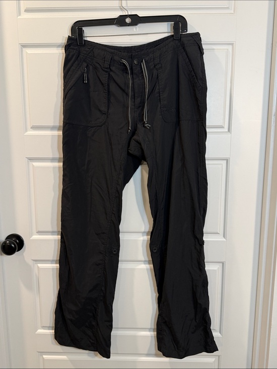 The North Face Pants - The North Face Womens Black 100% Nylon Outdoor Camping Hiking Roll Up Leg 14